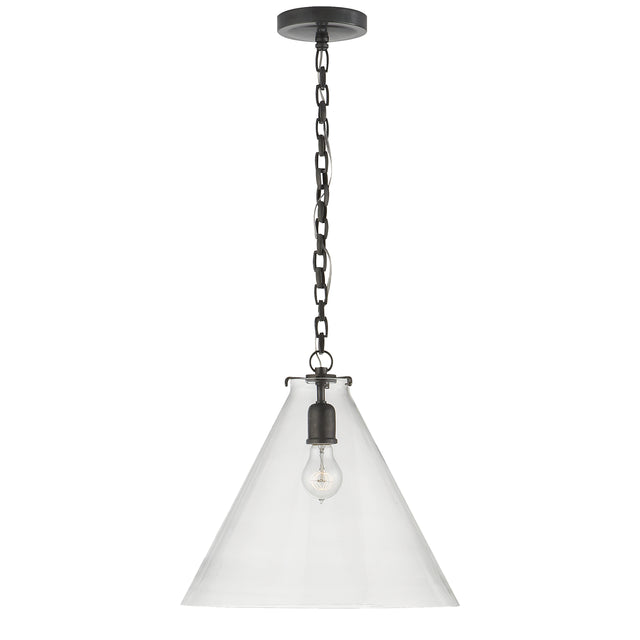 Katie Conical Outdoor (Damp) Pendant by Visual Comfort Signature