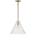 Katie Conical Outdoor (Damp) Pendant by Visual Comfort Signature