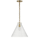 Katie Conical Outdoor (Damp) Pendant by Visual Comfort Signature
