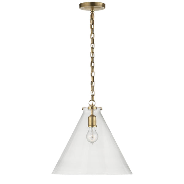 Katie Conical Outdoor (Damp) Pendant by Visual Comfort Signature