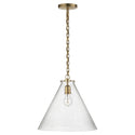 Katie Conical Outdoor (Damp) Pendant by Visual Comfort Signature