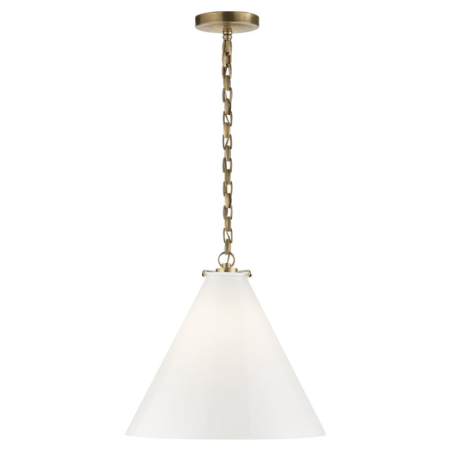 Katie Conical Outdoor (Damp) Pendant by Visual Comfort Signature