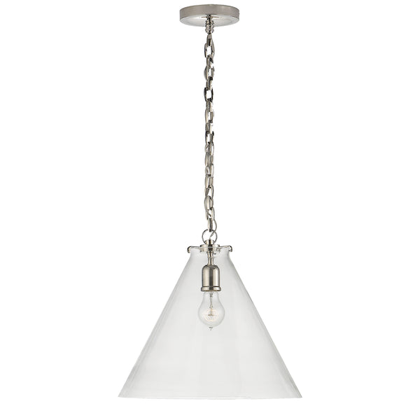 Katie Conical Outdoor (Damp) Pendant by Visual Comfort Signature