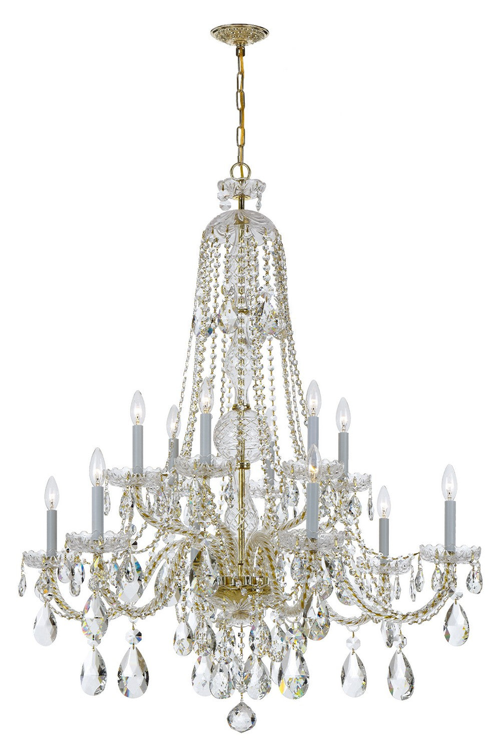 Traditional Crystal Chandelier by Crystorama