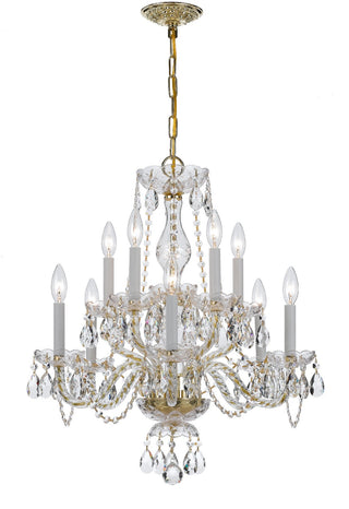 Buy polished-brass Traditional Crystal Outdoor (Damp) Chandelier by Crystorama