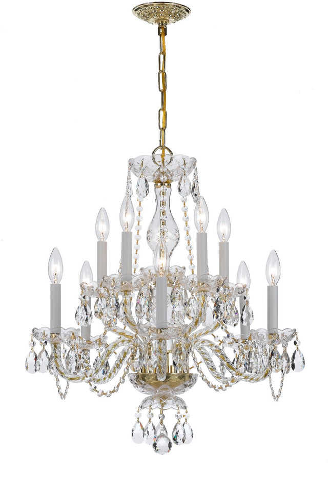 Traditional Crystal Outdoor (Damp) Chandelier by Crystorama