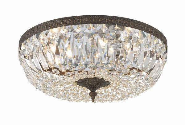 Ceiling Mount Outdoor (Damp) Flush Mount Ceiling Light by Crystorama