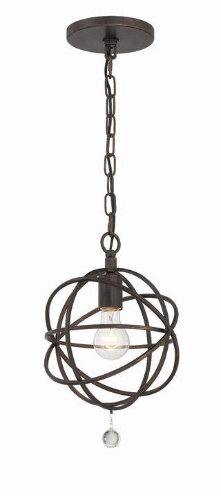 Buy english-bronze Solaris Outdoor (Damp) Pendant by Crystorama