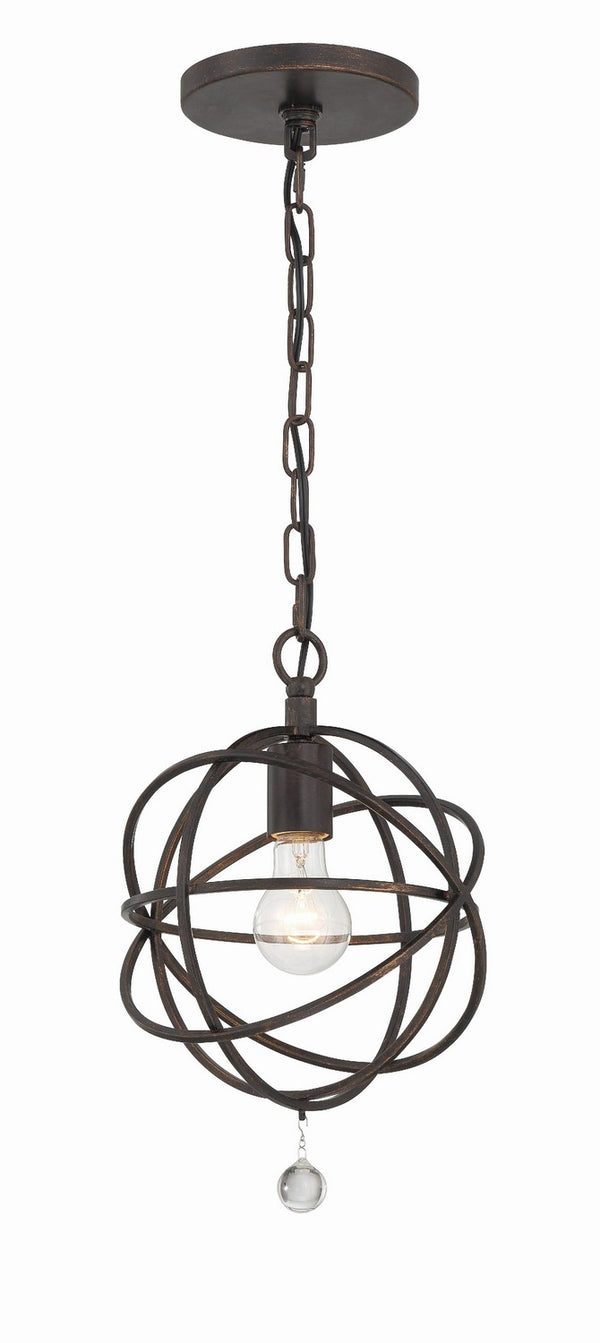 Solaris Outdoor (Damp) Pendant by Crystorama