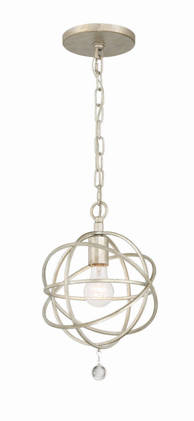 Solaris Outdoor (Damp) Pendant by Crystorama