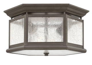 Buy oil-rubbed-bronze Edgewater Outdoor (Damp) Flush Mount Ceiling Light by Hinkley