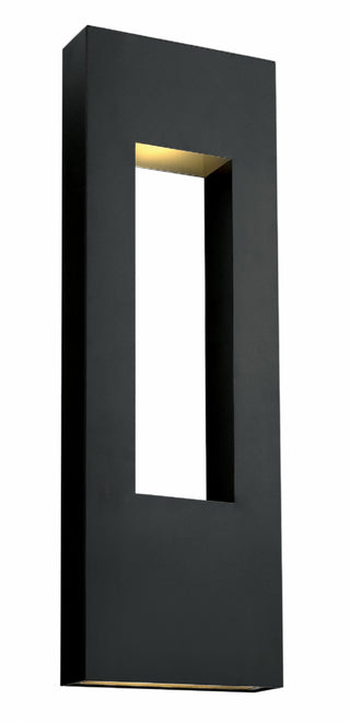 Buy satin-black-with-etched-lens-glass-and-metal-shade Atlantis Outdoor (Wet) Sconce by Hinkley