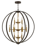 Euclid Chandelier by Hinkley