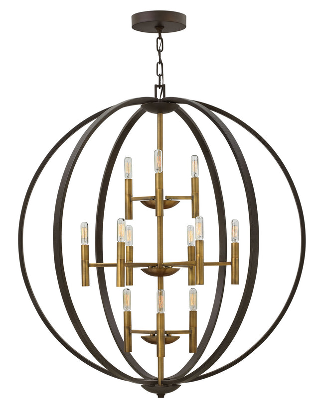 Euclid Chandelier by Hinkley