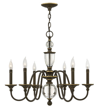 Buy light-oiled-bronze Eleanor Chandelier by Hinkley