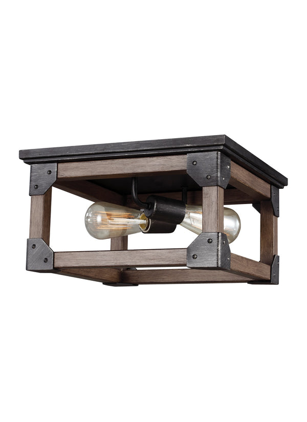 Dunning Outdoor (Damp) Flush Mount Ceiling Light by Generation Lighting