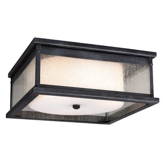 Pediment Outdoor (Damp) Flush Mount Ceiling Light by Visual Comfort Studio