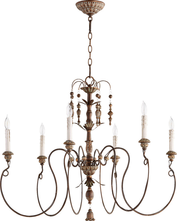 Salento Outdoor (Damp) Chandelier by Quorum