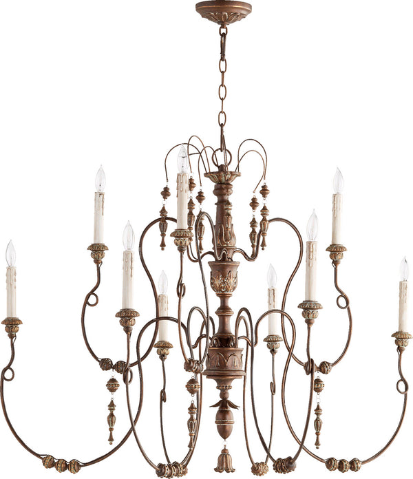 Salento Outdoor (Damp) Chandelier by Quorum