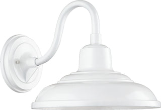 Buy studio-white Extended Hood Lanterns Outdoor (Wet) Wall Lantern by Quorum