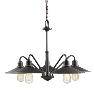 Buy olde-bronze-with-olde-bronze-glass Casa Chandelier by Z-Lite