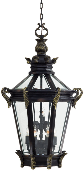 Buy heritage-w-gold-highlights Stratford Hall Outdoor (Damp) Hanging Lanterns by Minka-Lavery