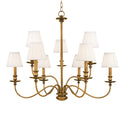 Menlo Park Outdoor (Damp) Chandelier by Hudson Valley