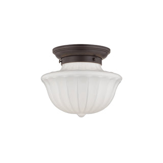 Buy old-bronze Dutchess Outdoor (Damp) Flush Mount Ceiling Light by Hudson Valley
