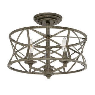 Lakewood Semi Flush Mount Light by Millennium