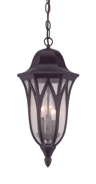 Buy oil-rubbed-bronze-with-clear-glass-and-clear-shade Milano Hanging Lanterns by Acclaim Lighting
