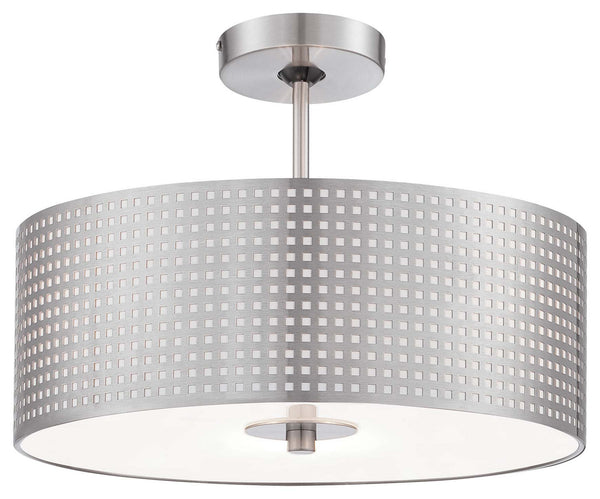 Grid Outdoor (Damp) Flush Mount Ceiling Light by George Kovacs