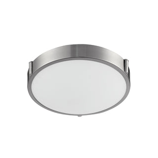 Buy brushed-nickel-with-opal-glass-glass-and-opal-shade Floyd Flush Mount Ceiling Light by Kuzco Lighting