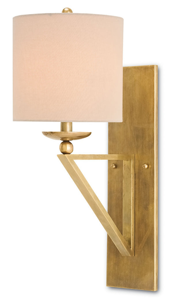 Anthology Brass Wall Sconce Sconce by Currey and Company
