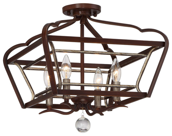 Astrapia Outdoor (Damp) Semi Flush Mount Light by Minka-Lavery