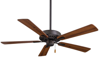Buy oil-rubbed-bronze-finish-with-reversible-medium-maple-and-reversible-dark-walnut-blades Contractor Plus Ceiling Fan by Minka Aire