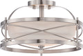 Ginger Semi-Flush Mount Ceiling Light by Nuvo Lighting