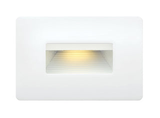 Buy satin-white Luna Outdoor (Wet) Step and Wall Light by Hinkley