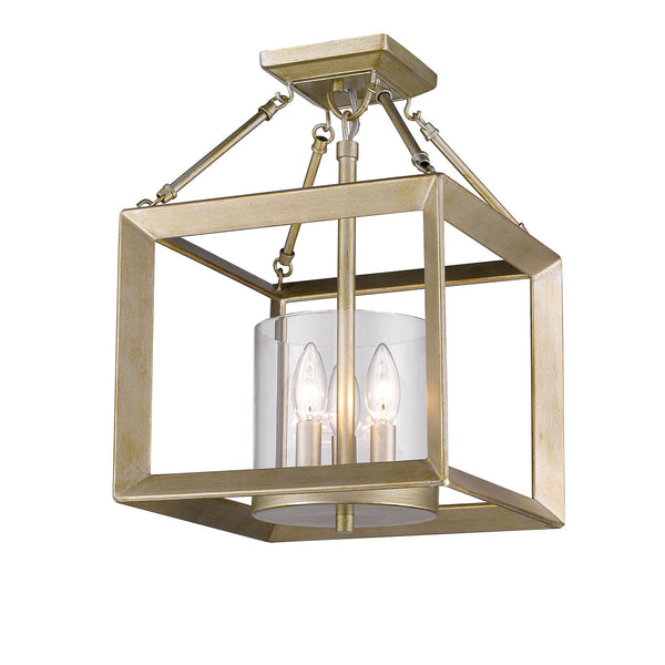 Smyth Semi-Flush Mount Ceiling Light by Golden