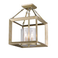 Smyth Semi Flush Mount Light by Golden