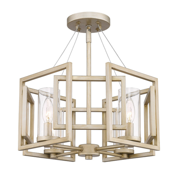 Marco Semi-Flush Mount Ceiling Light by Golden