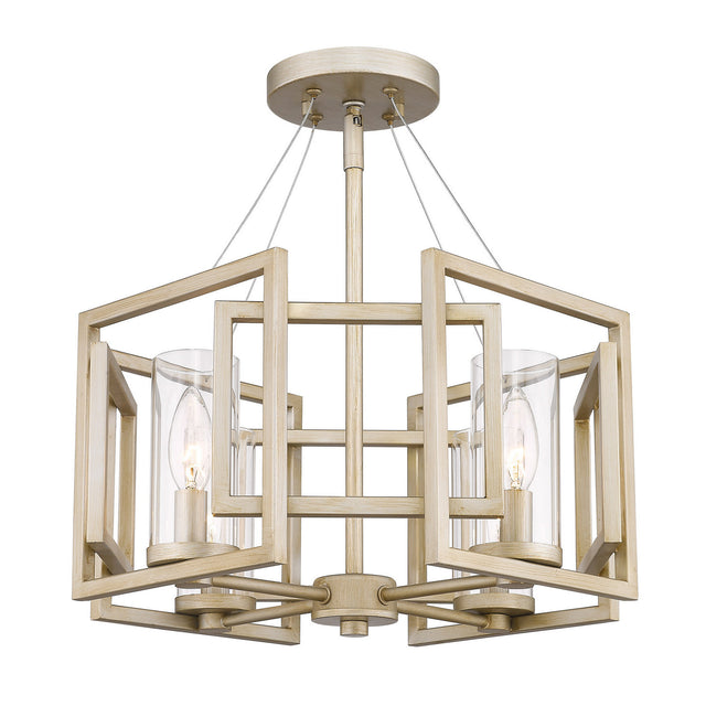 Marco Semi-Flush Mount Ceiling Light by Golden