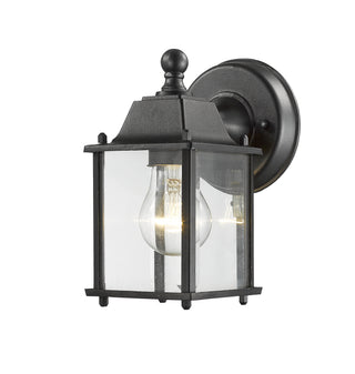 Buy black-with-clear-beveled-glass-and-clear-shade Waterdown Outdoor (Wet) Wall Lantern by Z-Lite