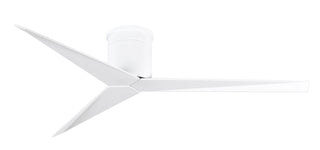 Buy gloss-white-finish-with-gloss-white-blades 3-Blades Eliza Hugger Ceiling Fan by Matthews Fan Company