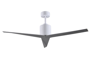 Buy gloss-white-finish-with-brushed-nickel-blades Eliza Ceiling Fan by Matthews Fan Company