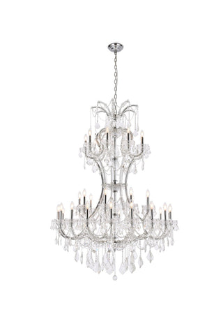 Buy chrome Maria Theresa Chandelier by Elegant Lighting