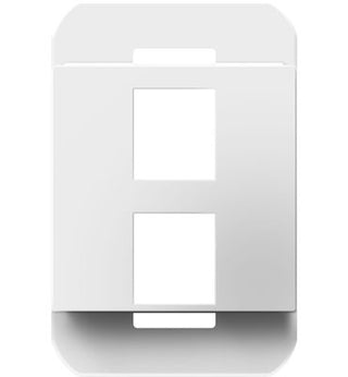 Buy white adorne ABS 2-Port Frame Accents by Legrand