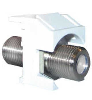 Buy white adorne Video F-Connector Accents by Legrand