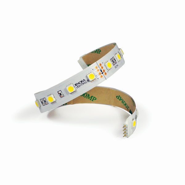 Sl Tape Light Outdoor (Damp) Hy Brite 2.5W 24V 12" 90+ Cri by Nora Lighting