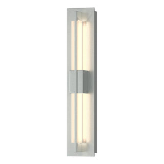 Buy vintage-platinum-with-clear-glass-zm-glass-and-clear-shade Axis Sconce by Hubbardton Forge