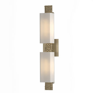 Buy soft-gold-with-opal-glass-gg-glass-and-opal-shade Oceanus Sconce by Hubbardton Forge